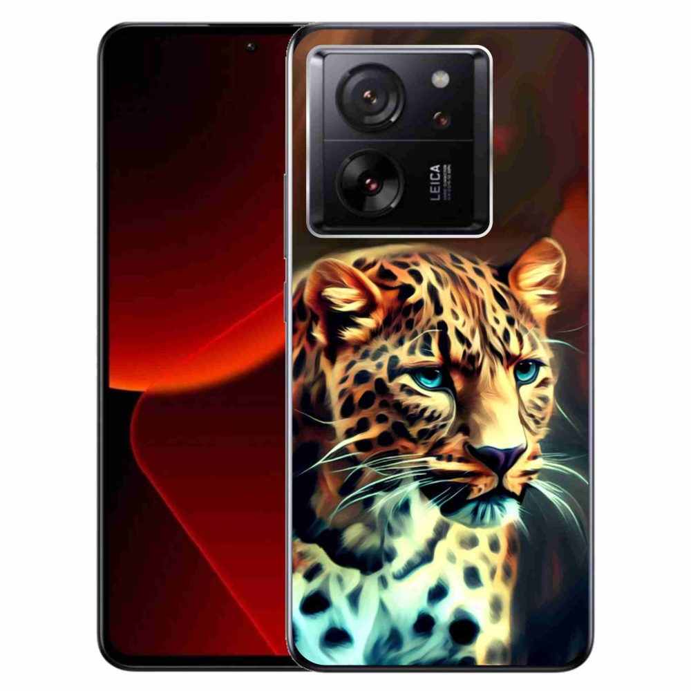 Gelový kryt mmCase na Xiaomi 13T/13T Pro - leopard
