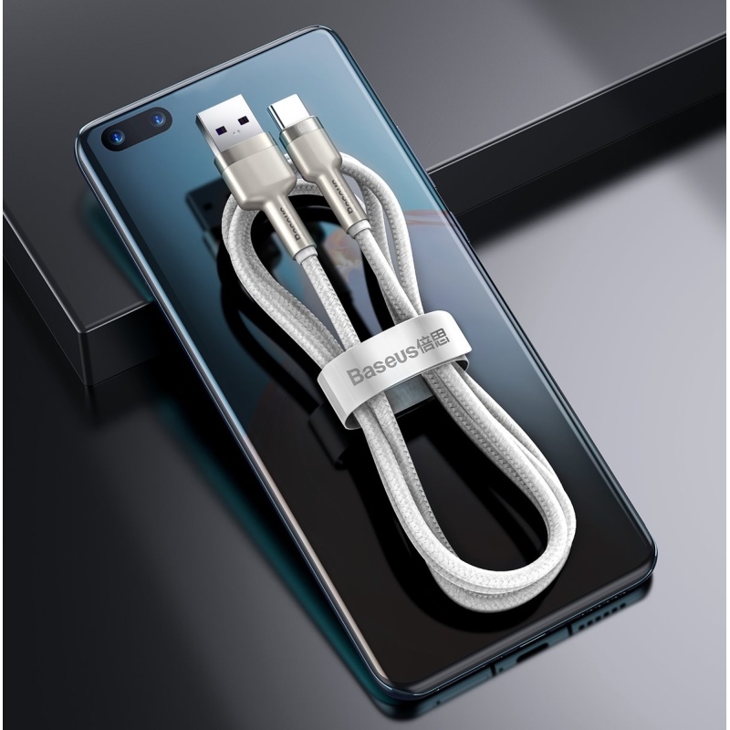 Baseus Cafule Metal Series Datový Kabel USB-USB-C 66W 2m White