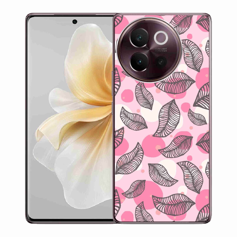 Gelový kryt mmCase na Vivo V40 Lite 5G - kreslené padající listy