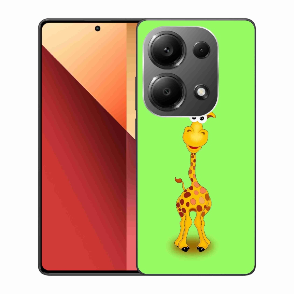 Gelový kryt mmCase na Xiaomi Redmi Note 13 Pro 4G/Poco M6 Pro - kreslená žirafa