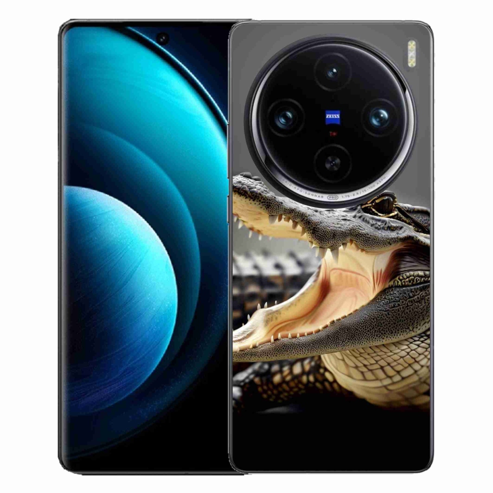 Gelový kryt mmCase na Vivo X100 Pro 5G - krokodýl