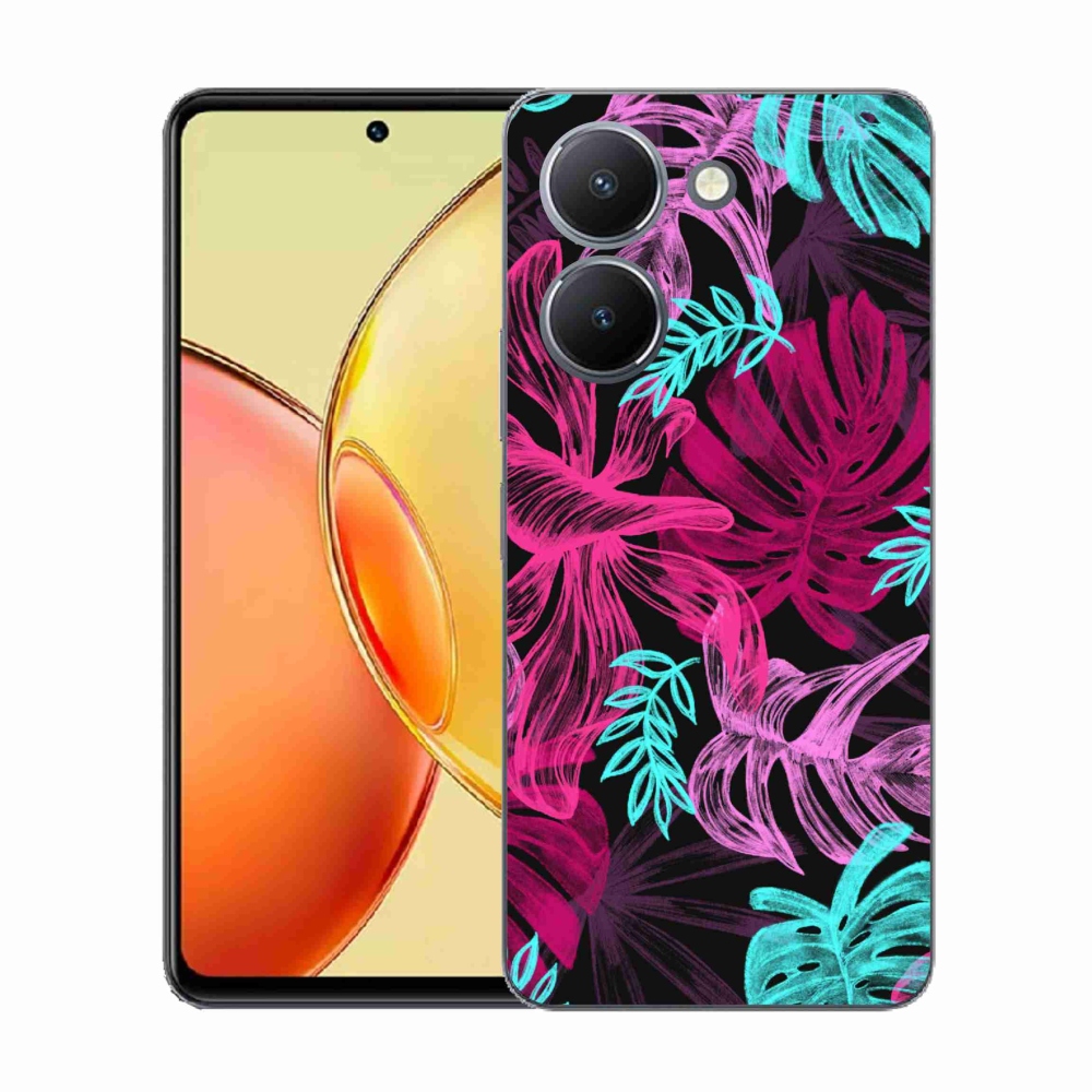 Gelový kryt mmCase na Vivo Y36 - květiny 1
