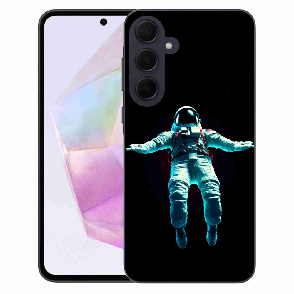 Gelový kryt mmCase na Samsung Galaxy A35 5G - kosmonaut