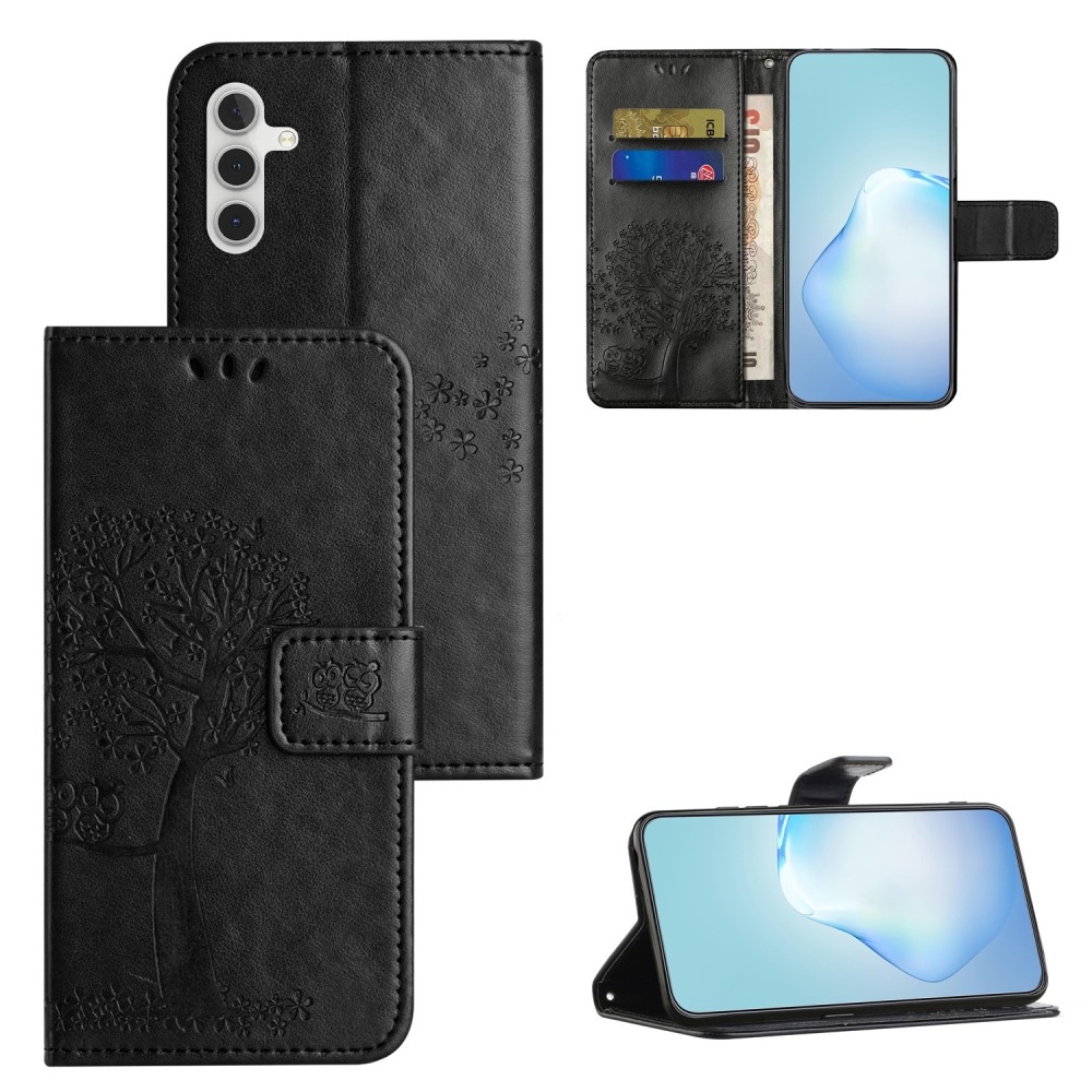 Tree knížkové pouzdro na Samsung Galaxy M15 5G - černé