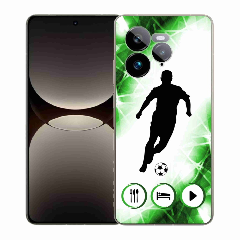 Gelový kryt mmCase na Realme GT 7 Pro 5G - fotbalista
