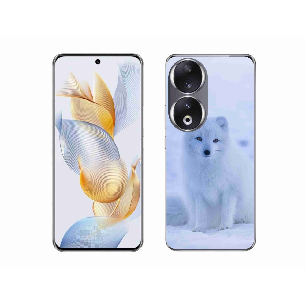 Gelový kryt mmCase na Honor 90 - polární liška