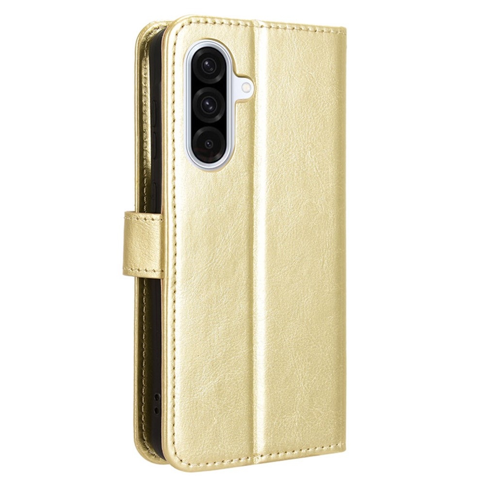 Crazy knížkové pouzdro na Samsung Galaxy A56 5G - zlaté