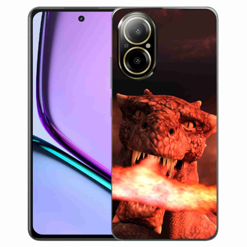 Gelový kryt mmCase na Realme C67 - drak