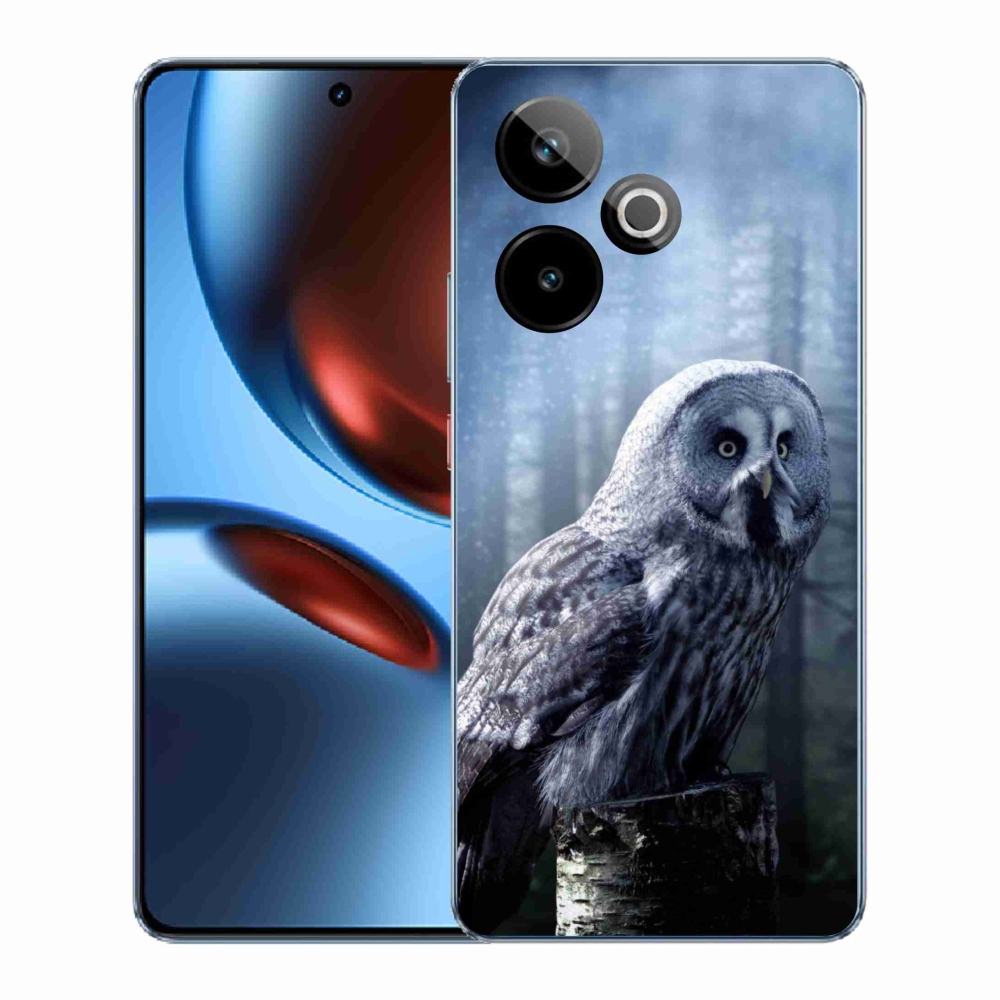 Gelový kryt mmCase na Realme GT 7 5G/GT 7T 5G - sova