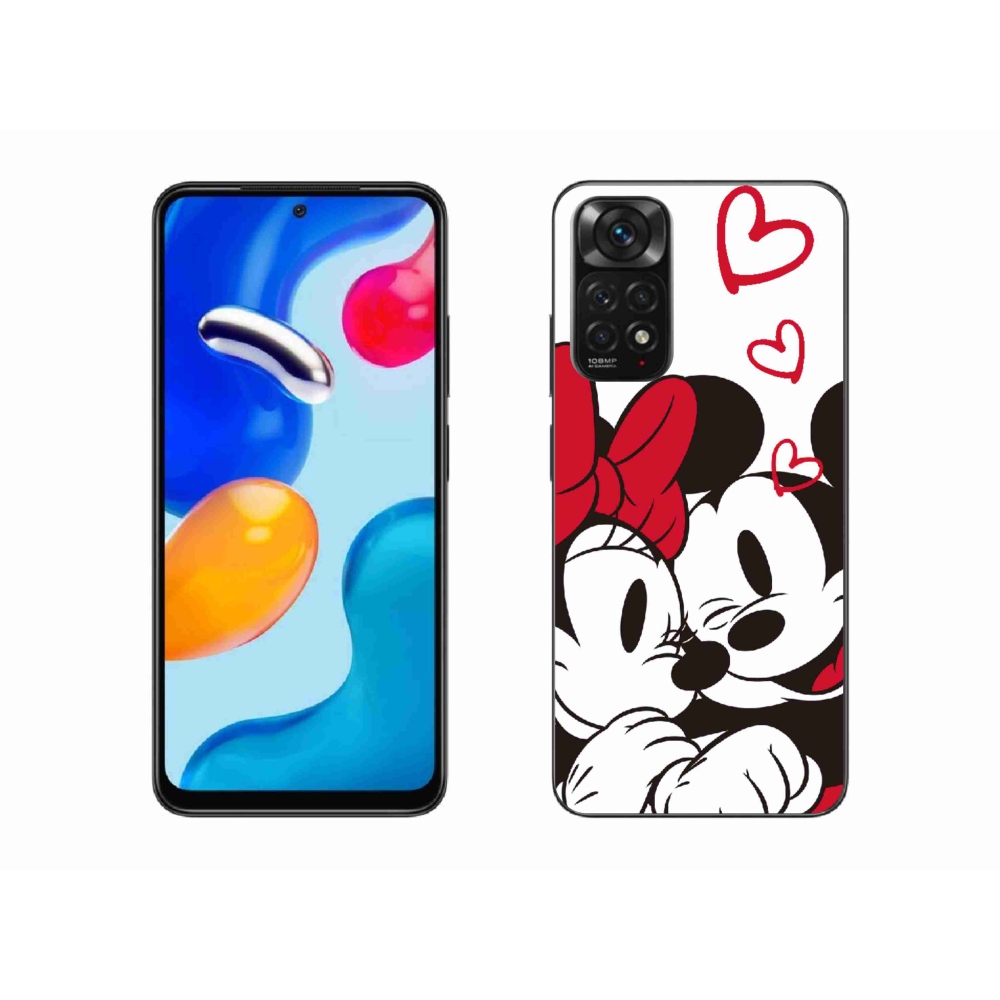 Gelový kryt mmCase na Xiaomi Redmi Note 11S 4G - minnie a mickey