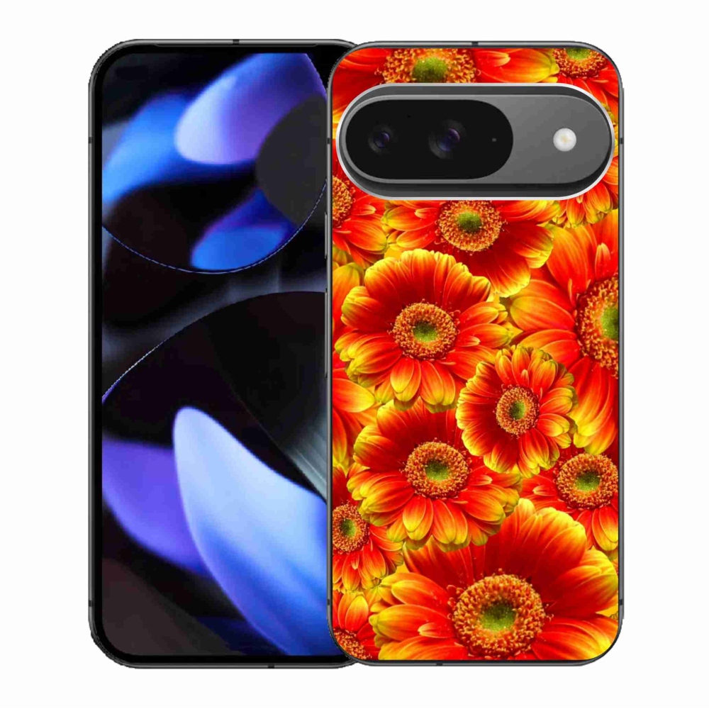 Gelový kryt mmCase na Google Pixel 9/9 Pro - gerbera 1