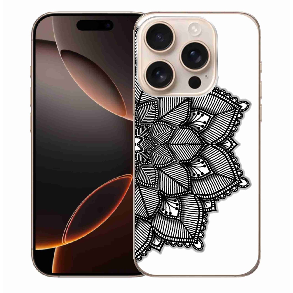 Gelový kryt mmCase na iPhone 16 Pro Max - mandala