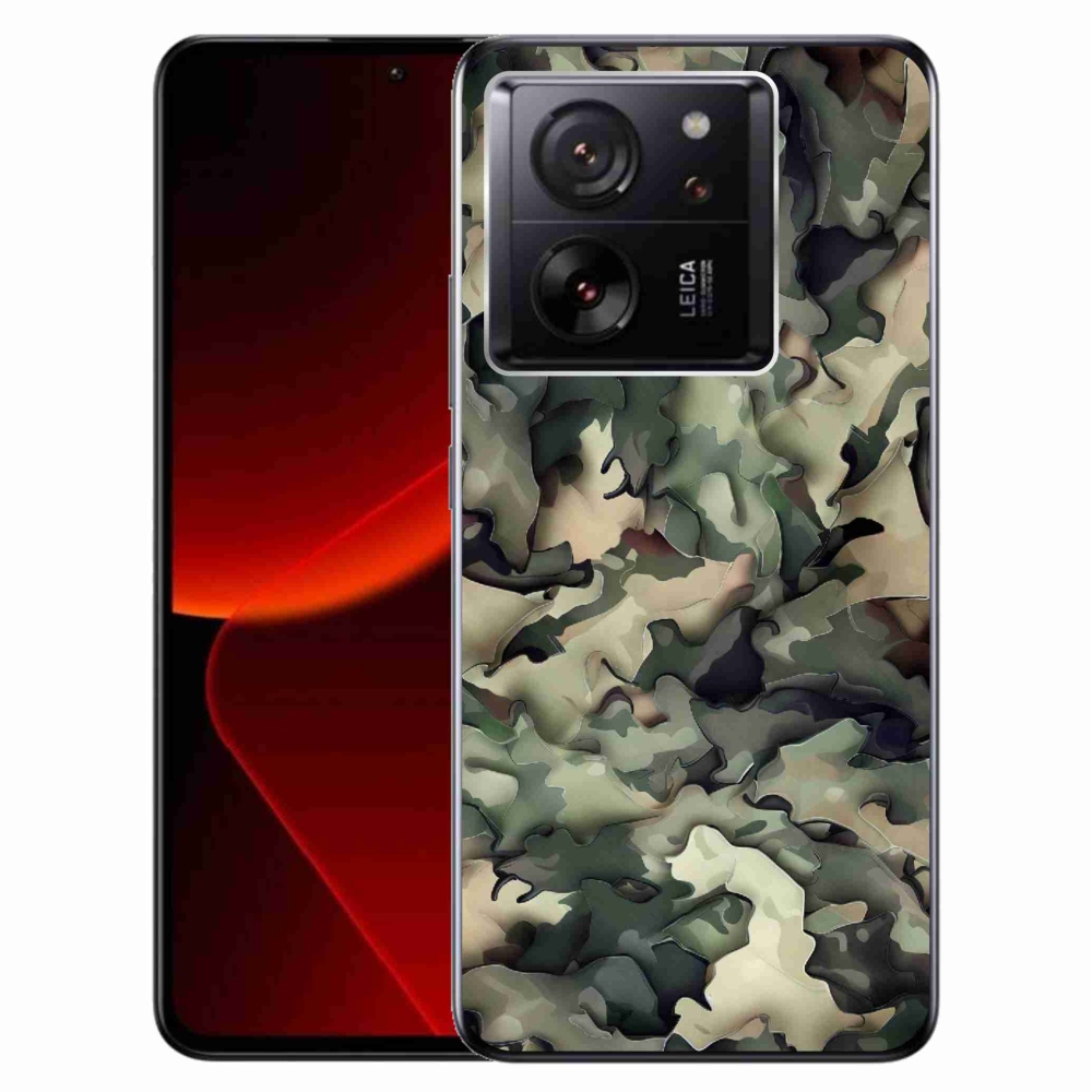 Gelový kryt mmCase na Xiaomi 13T/13T Pro - maskáčový vzor 9