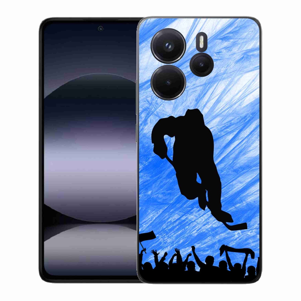 Gelový kryt mmCase na Xiaomi Redmi Note 14 - hokejový hráč