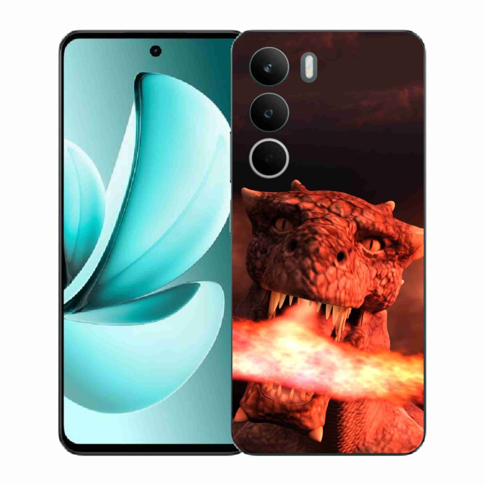 Gelový kryt mmCase na Realme C71 - drak