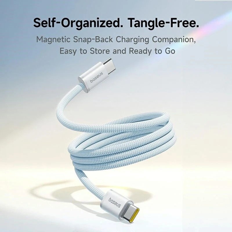 Baseus Dynamic 4 Pro Series Datový Kabel USB-C - USB-C 100W 1m Galaxy Blue