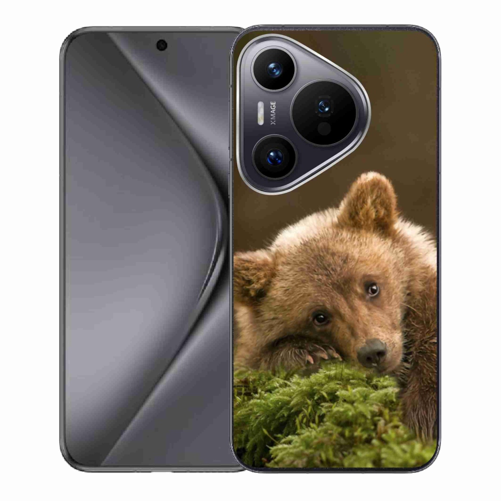 Gelový kryt mmCase na Huawei Pura 70 - medvěd
