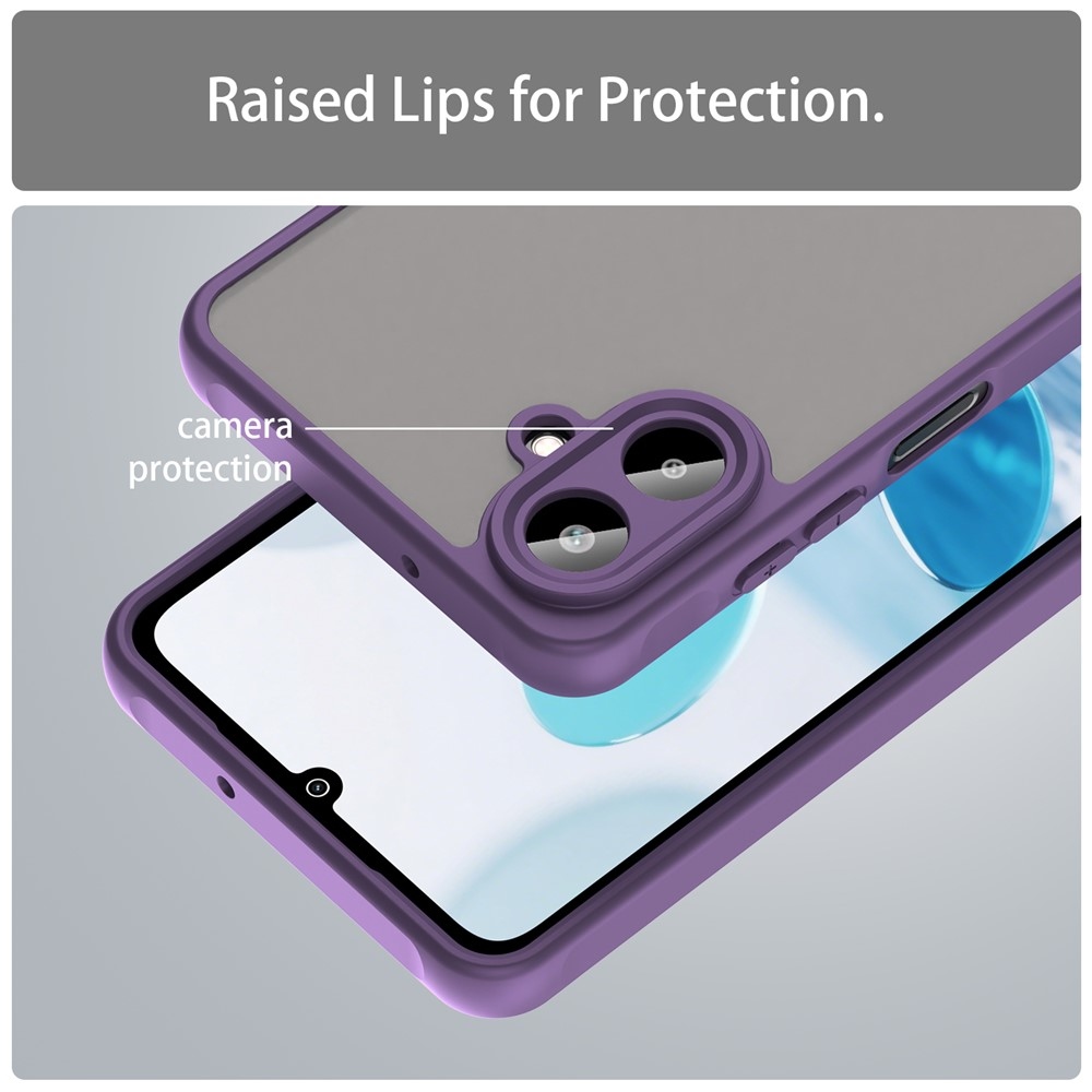 Proof gelový obal s pevnými zády na Samsung Galaxy A07 4G - fialový