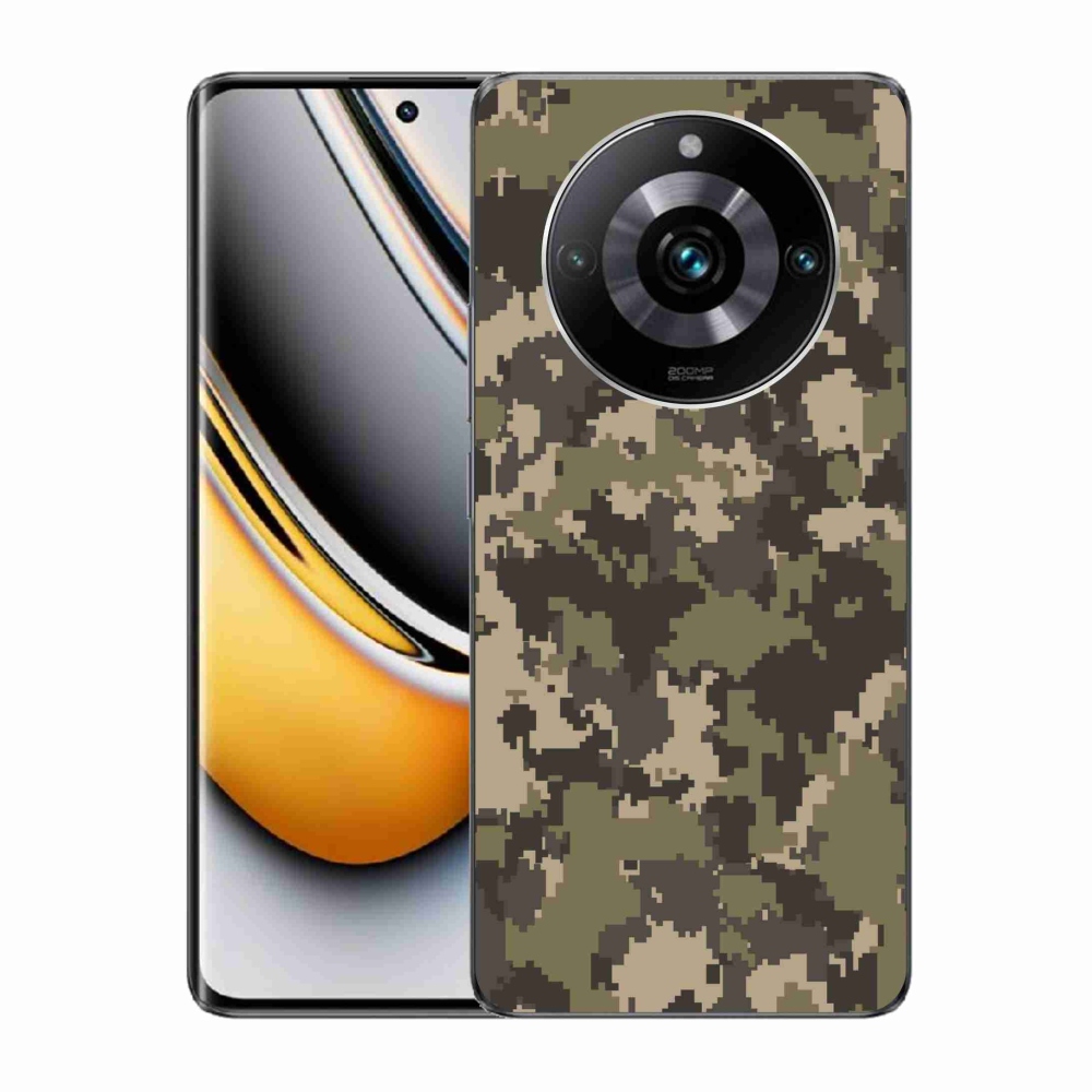 Gelový kryt mmCase na Realme 11 Pro/11 Pro+ - maskáčový vzor 12