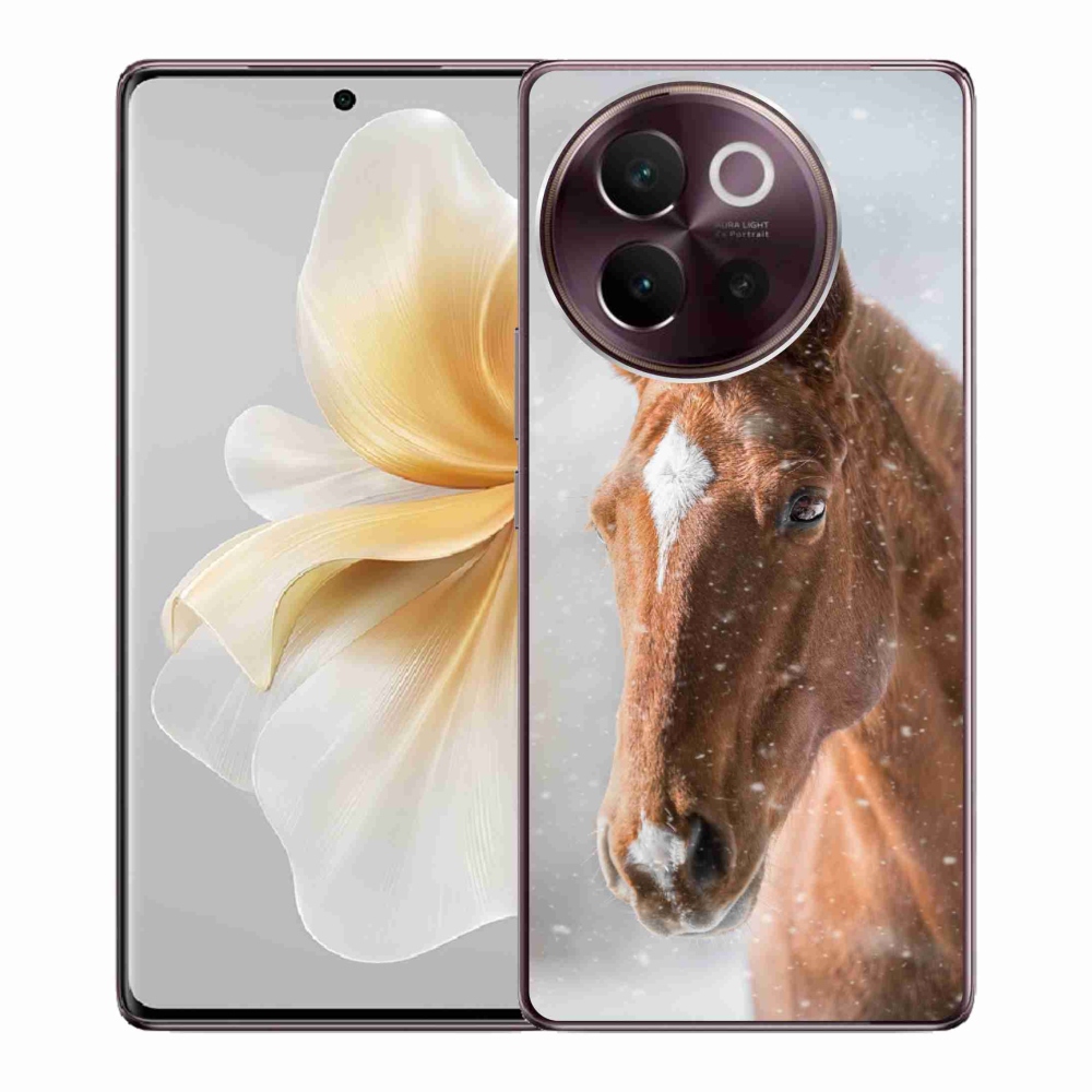 Gelový kryt mmCase na Vivo V40 Lite 5G - hnědý kůň 2