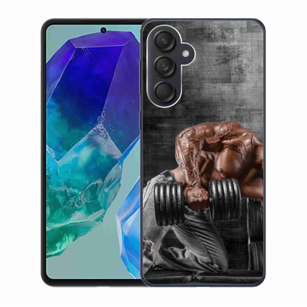 Gelový kryt mmCase na Samsung Galaxy M55 5G - posilování 1