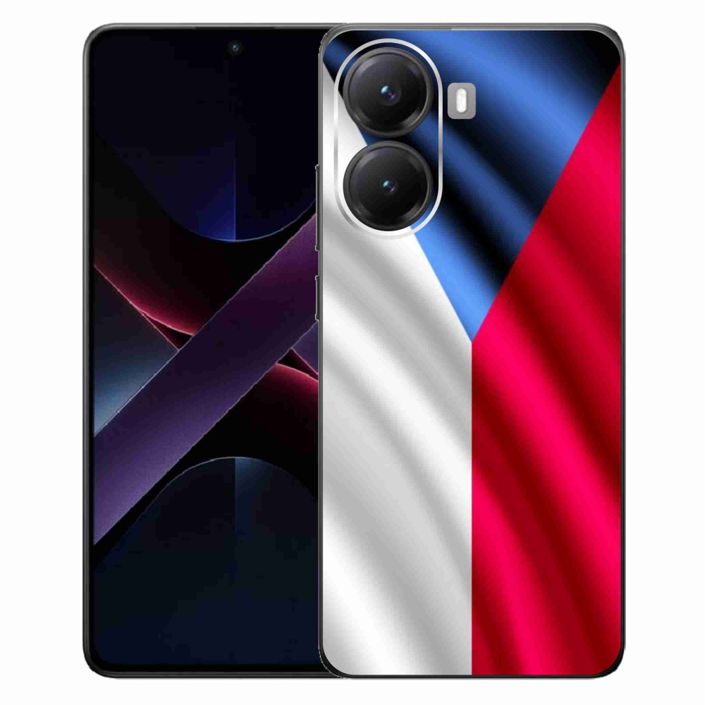 Gelový kryt mmCase na Xiaomi Poco X7 Pro 5G - česká vlajka