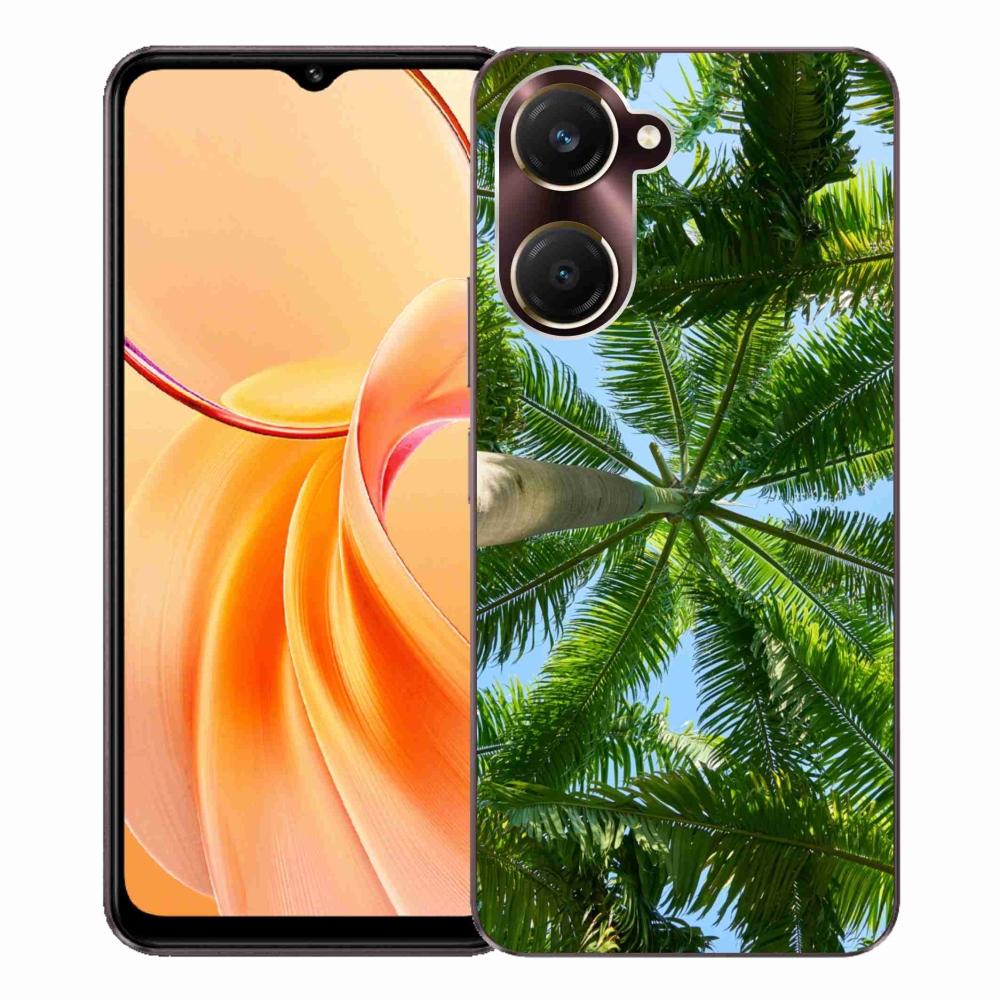 Gelový kryt mmCase na Vivo Y28s 5G - palmy