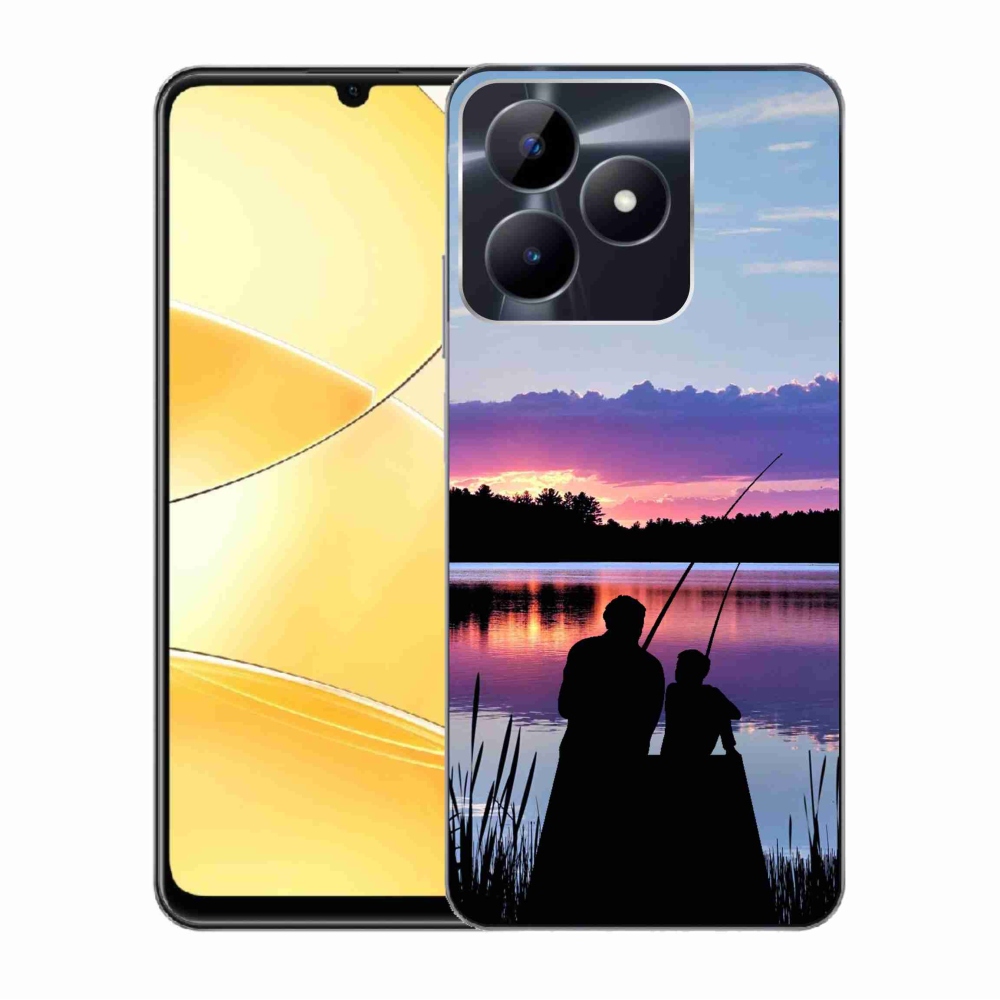 Gelový kryt mmCase na Realme C51/C53 - rybaření 2