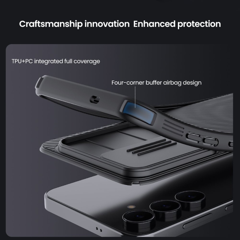 Nillkin CamShield PRO Magnetic Zadní Kryt pro Samsung Galaxy S25 FE Black