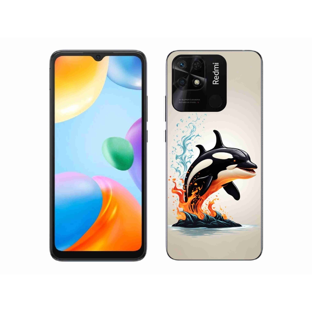 Gelový kryt mmCase na Xiaomi Redmi 10C - kosatka