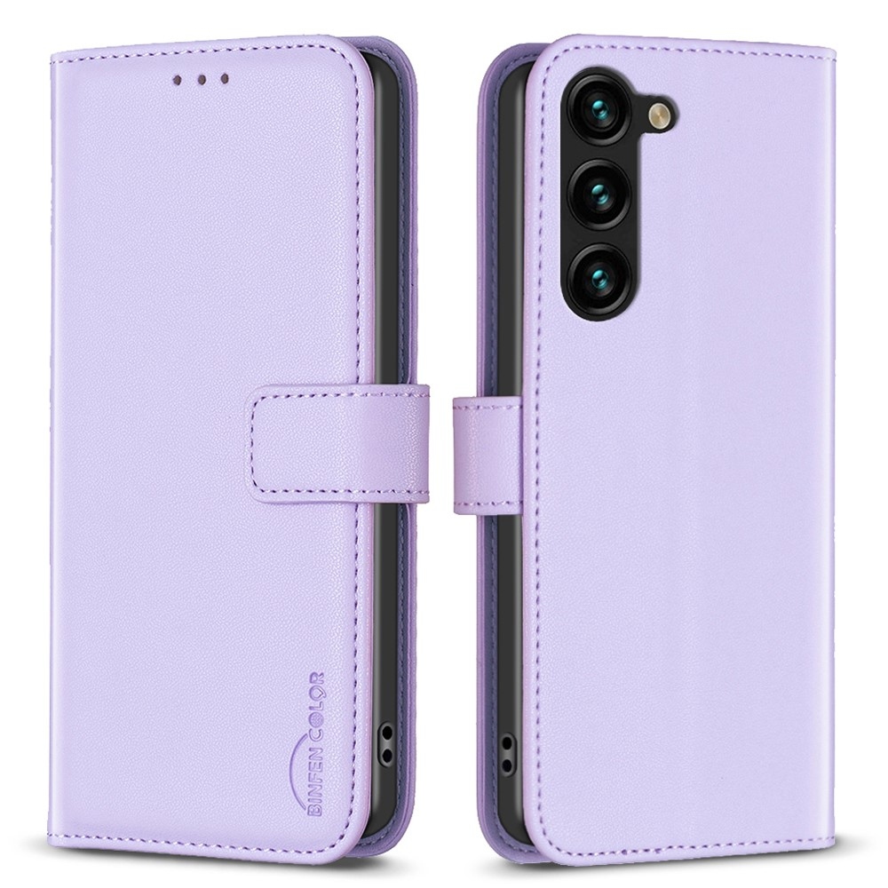 BNF knížkové pouzdro na Samsung Galaxy S25+ - světlefialové