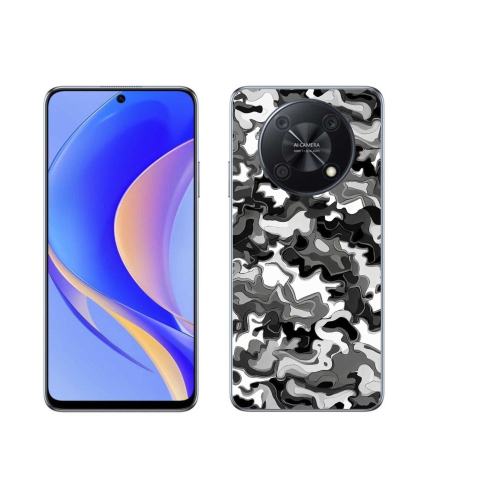 Gelový kryt mmCase na Huawei Nova Y90 - maskáčový vzor 3