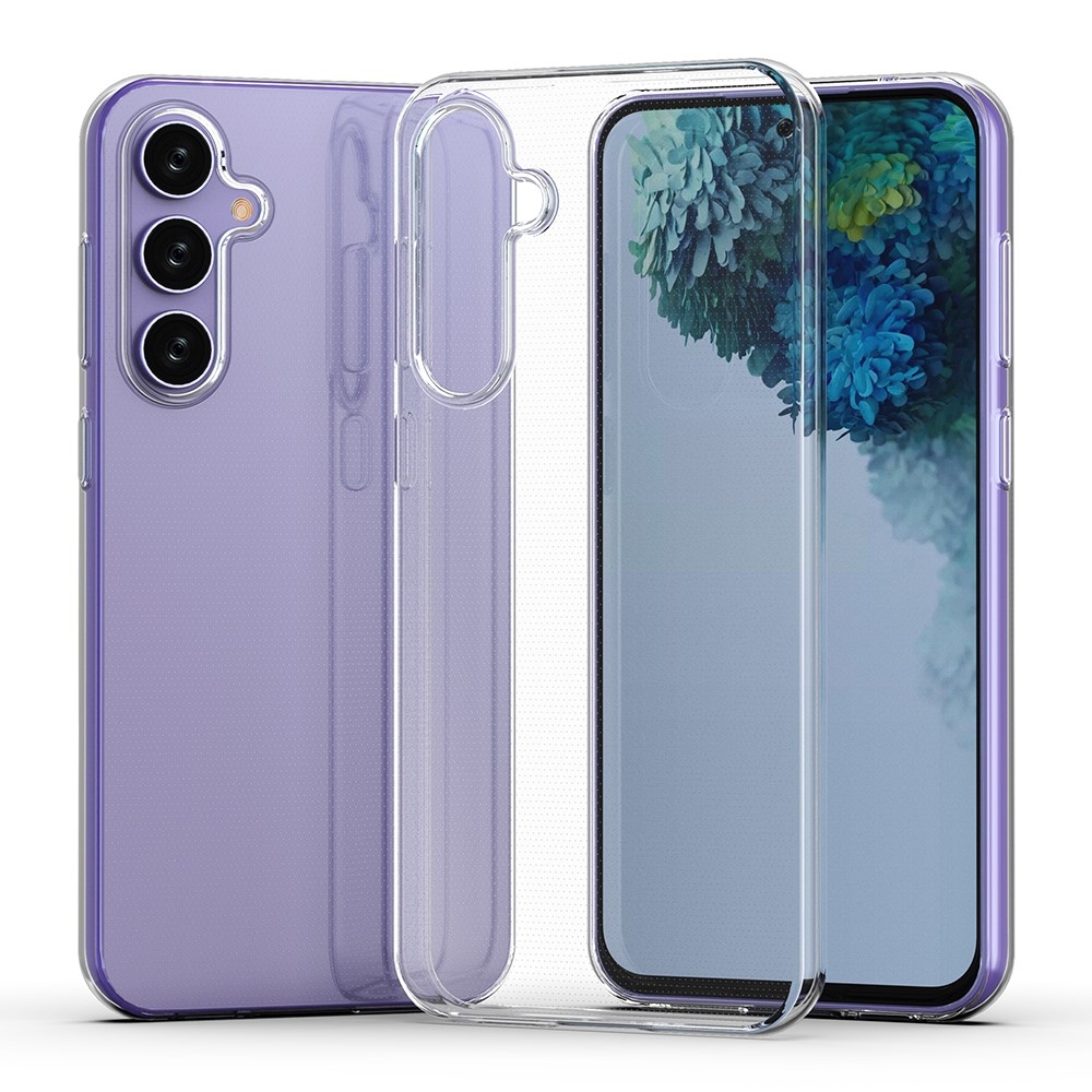 Průhledný gelový obal na Samsung Galaxy S23 FE - průhledný