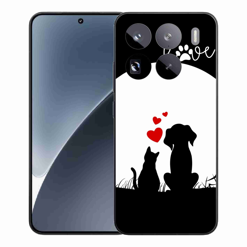 Gelový kryt mmCase na Xiaomi 15 Pro - zvířecí láska