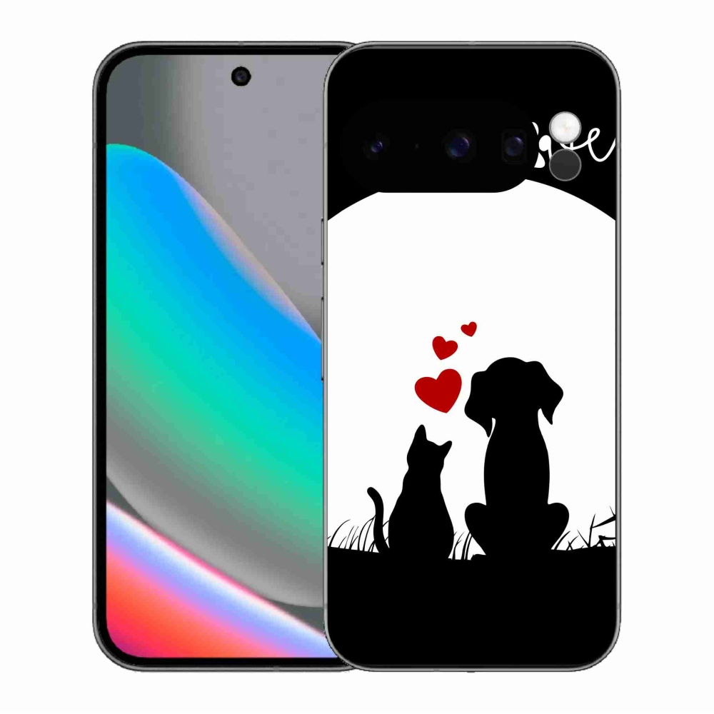 Gelový kryt mmCase na Google Pixel 10 Pro - zvířecí láska