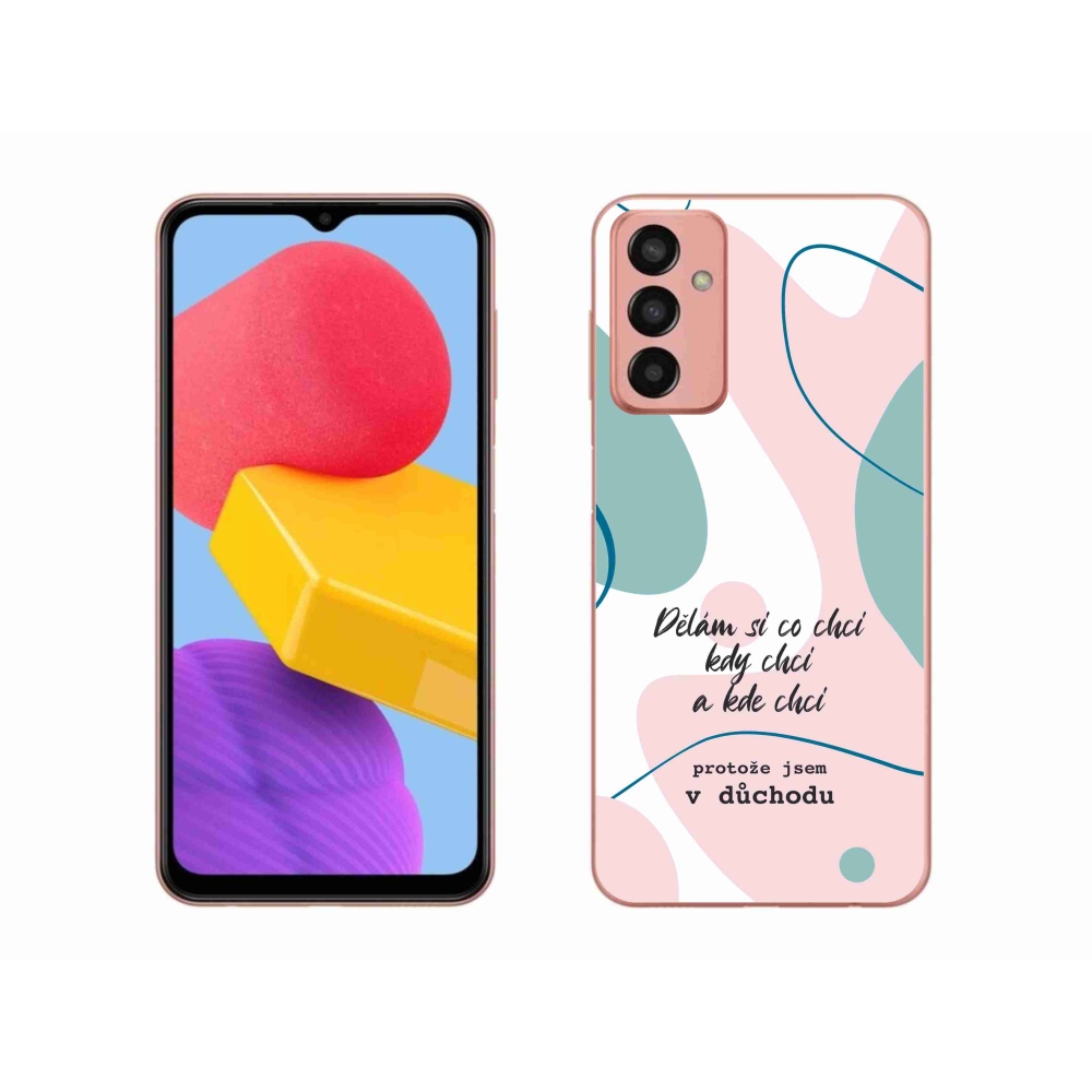 Gelový kryt mmCase na Samsung Galaxy M13 - vtipný text 10 bílé pozadí