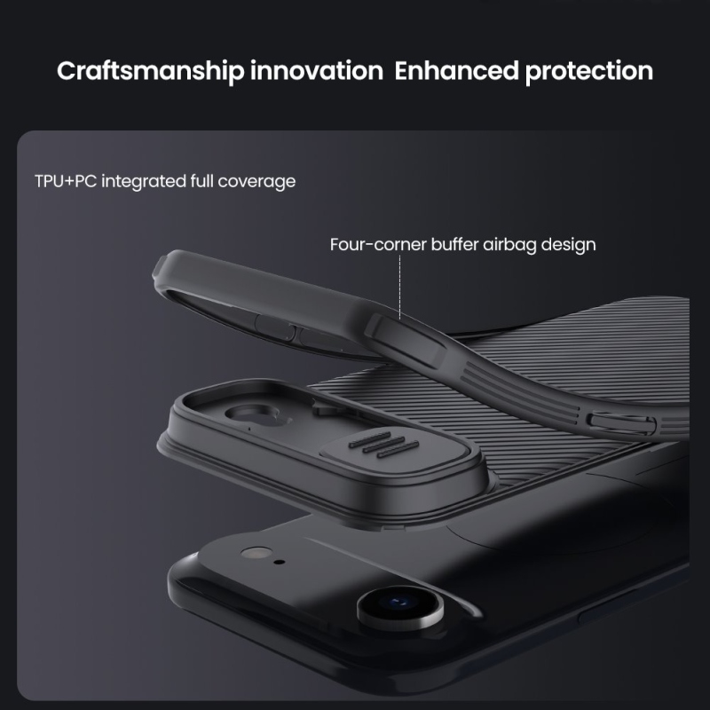 Nillkin CamShield PRO Zadní Kryt pro Apple iPhone 17 Air Black