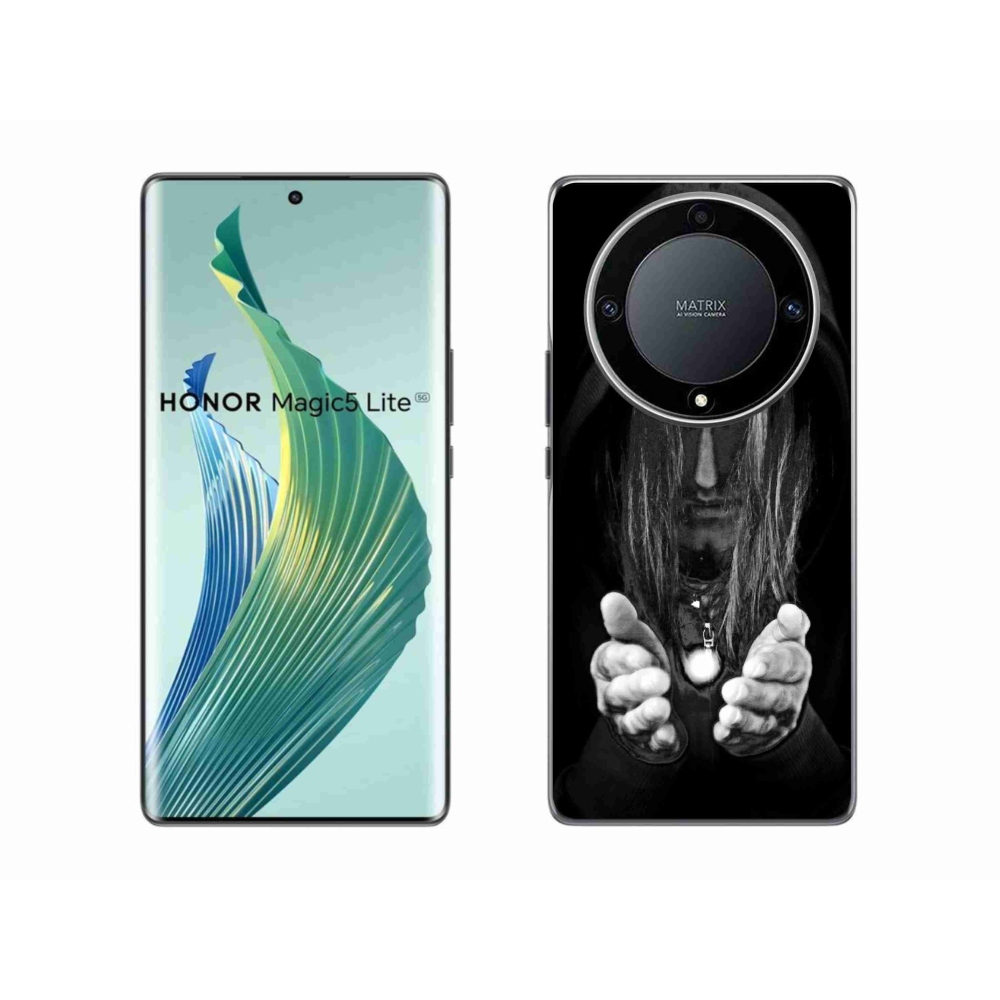 Gelový kryt mmCase na Honor Magic 5 Lite 5G - tajemná osoba