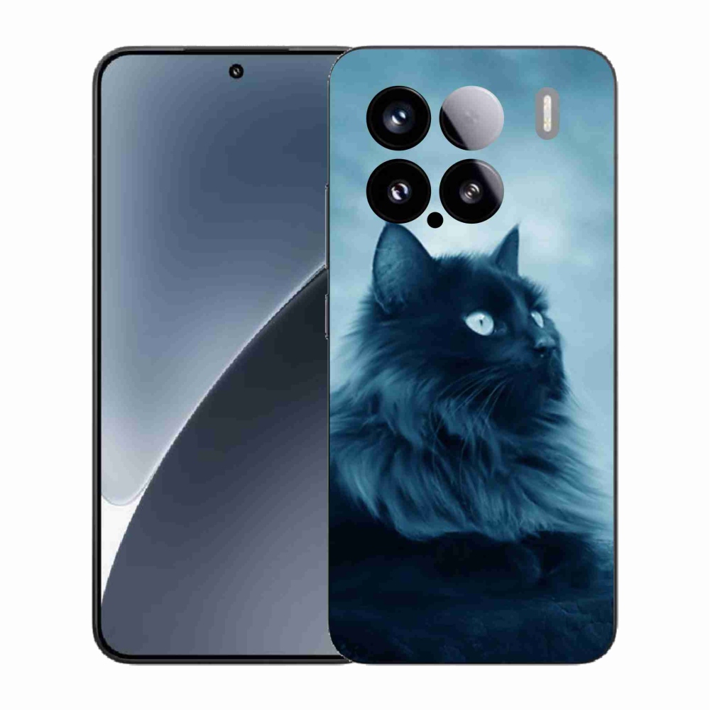 Gelový kryt mmCase na Xiaomi 15 - černá kočka 1