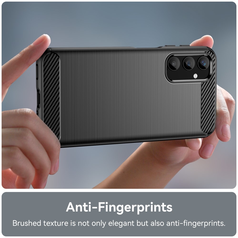 Carbon odolný gelový obal na Samsung Galaxy A25 5G - černý