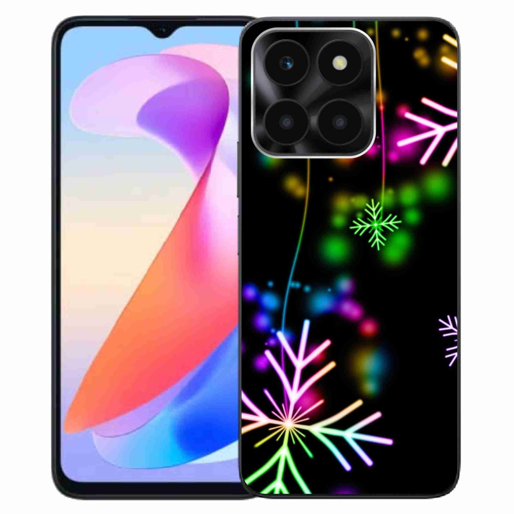 Gelový kryt mmCase na Honor X6a - barevné vločky