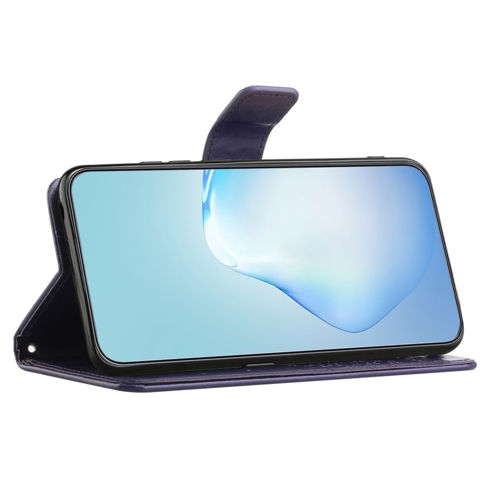 Tree knížkové pouzdro na Xiaomi Redmi 12 4G/5G - tmavěfialové