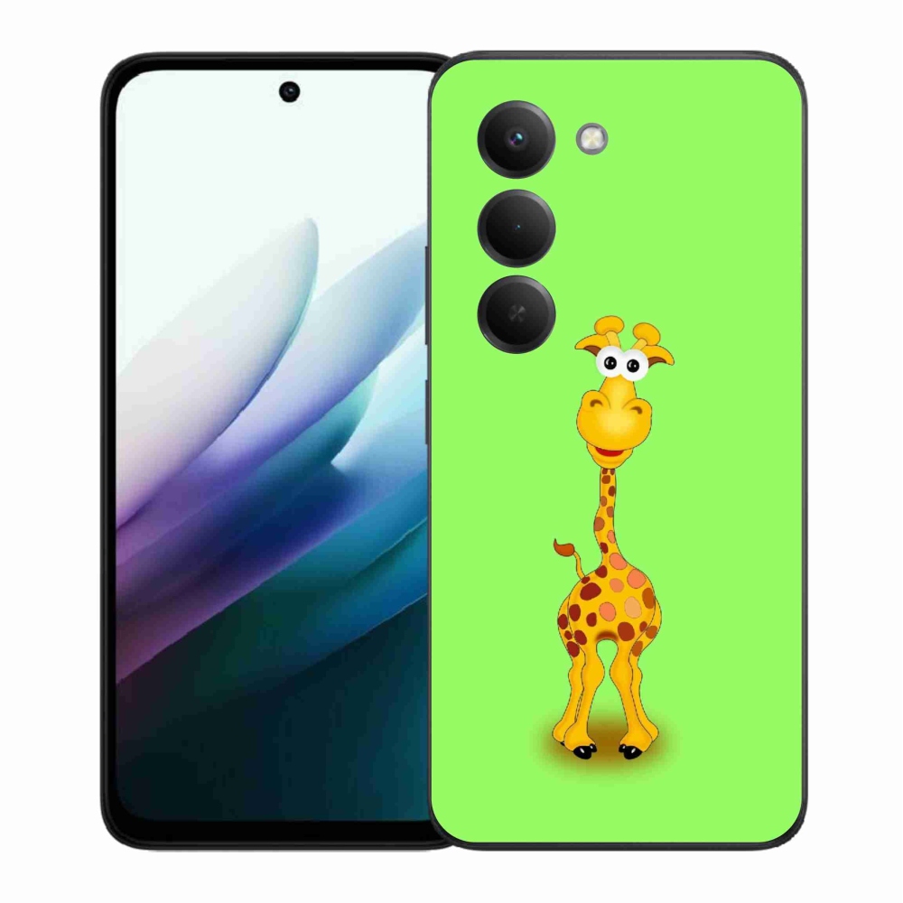 Gelový kryt mmCase na Xiaomi Redmi 15 4G/5G (171mm) - kreslená žirafa