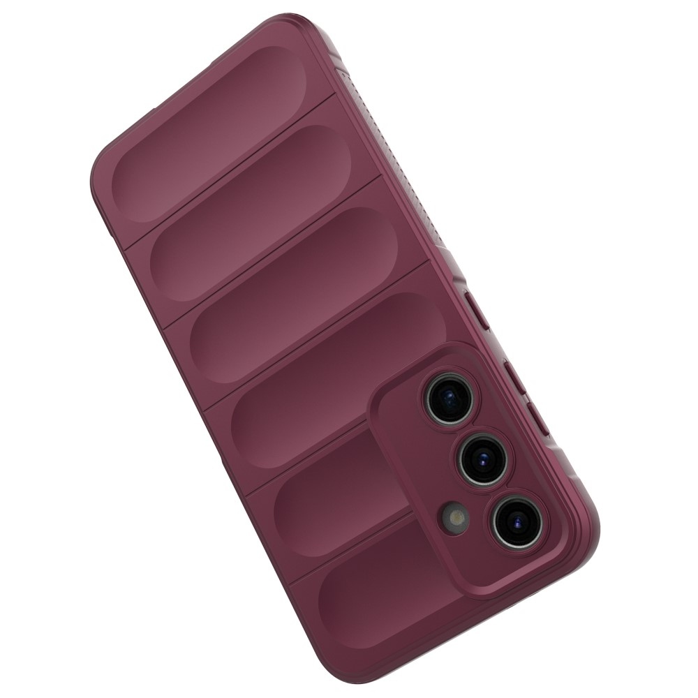Rugg odolný gelový obal na Samsung Galaxy S24 FE - vínový