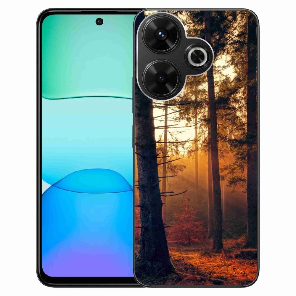 Gelový obal mmCase na Xiaomi Redmi 13 4G/Poco M6 4G - les