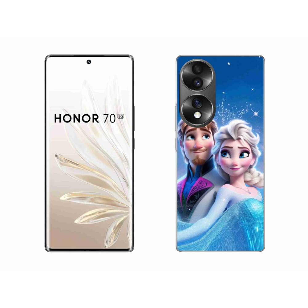 Gelový kryt mmCase na Honor 70 - ledové království 1