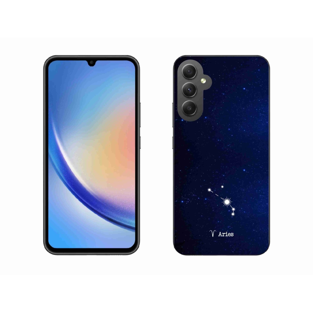 Gelový kryt mmCase na Samsung Galaxy A34 5G - souhvězdí Berana