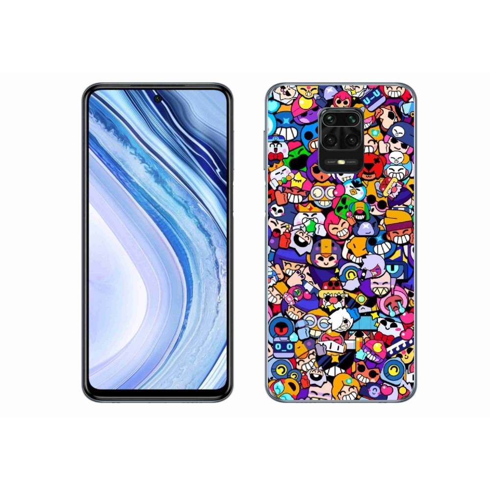 Gelový kryt mmCase na Xiaomi Redmi Note 9S - brawl stars 2