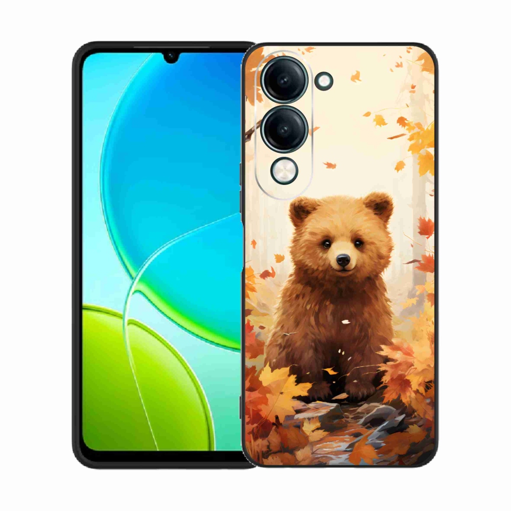 Gelový kryt mmCase na Vivo Y29s 5G - medvěd v lese
