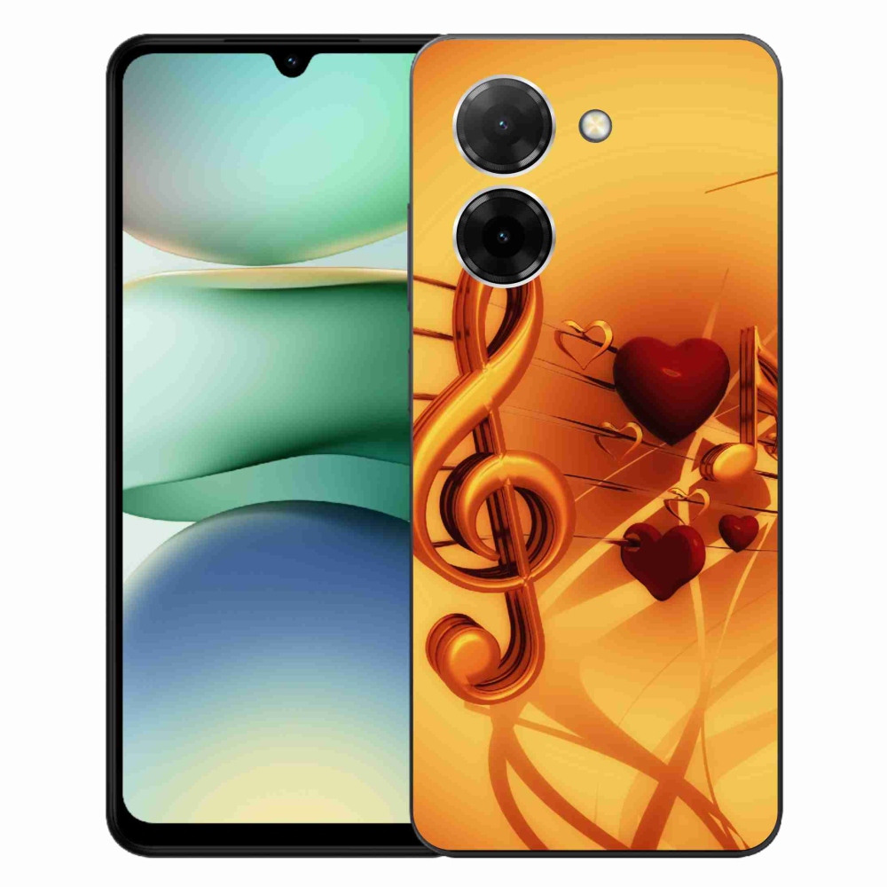 Gelový kryt mmCase na Xiaomi Redmi A5 (171.7x77.8x8.3mm) - noty